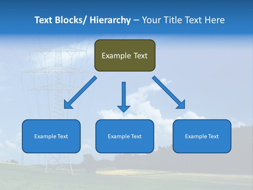 Steel Blue Network PowerPoint Template