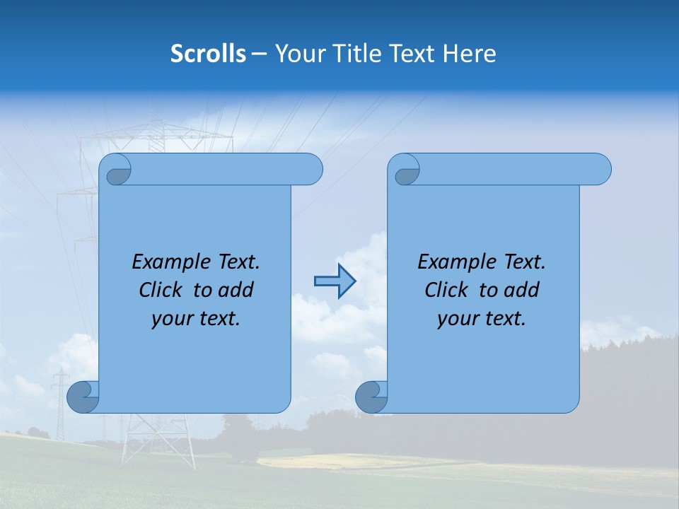 Steel Blue Network PowerPoint Template