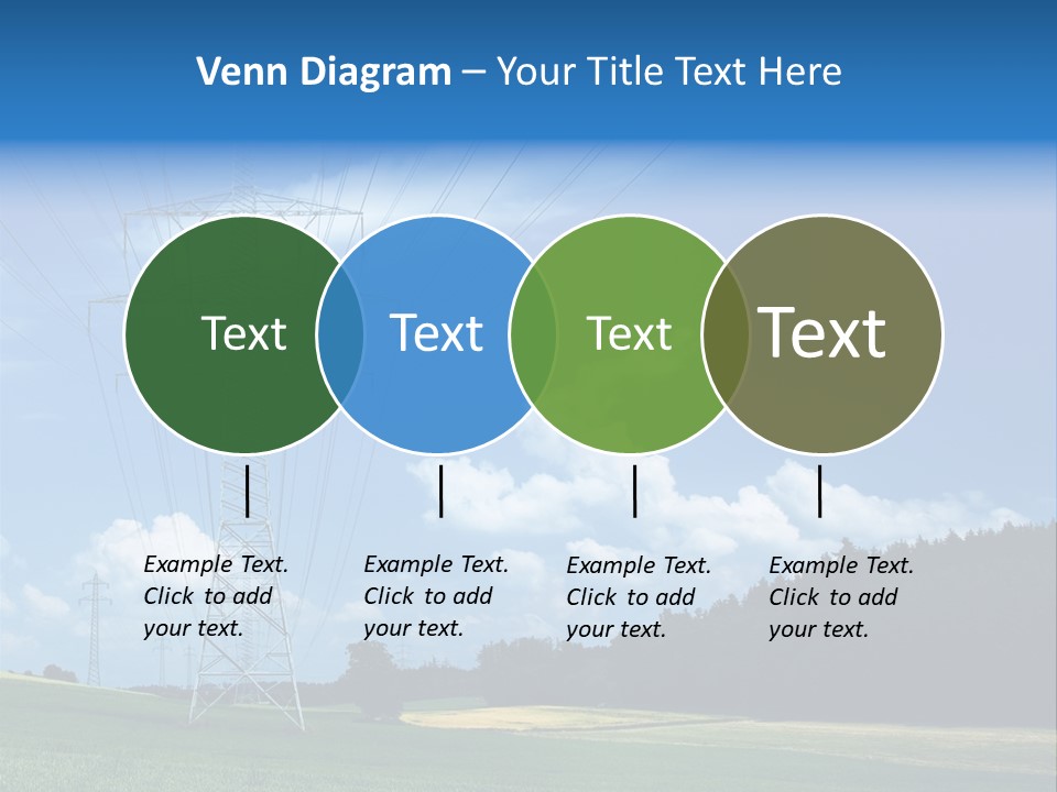 Steel Blue Network PowerPoint Template