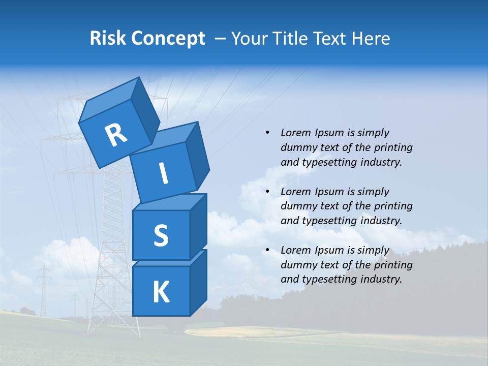 Steel Blue Network PowerPoint Template