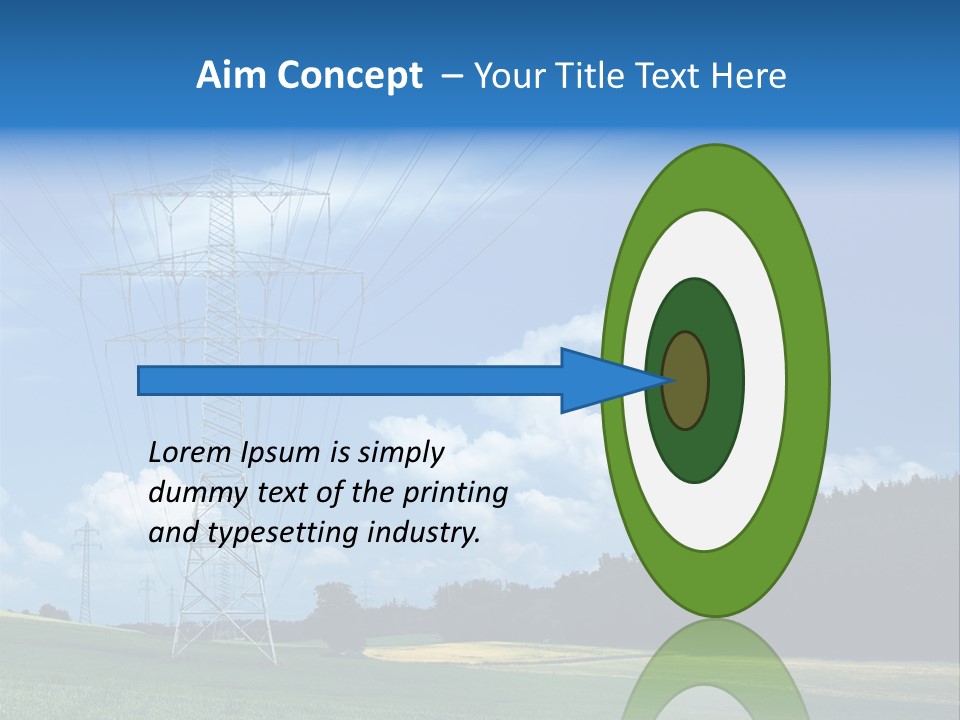 Steel Blue Network PowerPoint Template