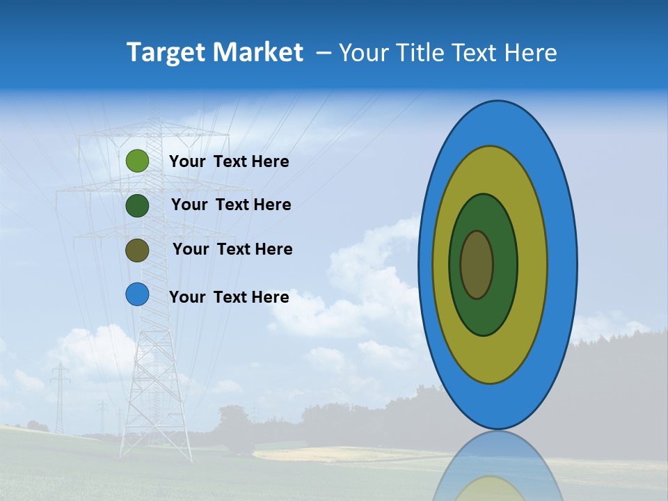 Steel Blue Network PowerPoint Template