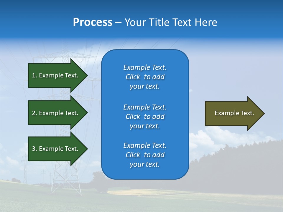 Steel Blue Network PowerPoint Template