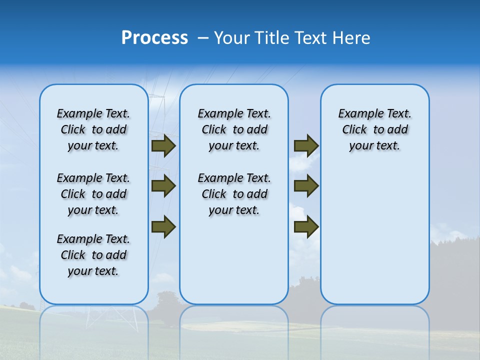 Steel Blue Network PowerPoint Template