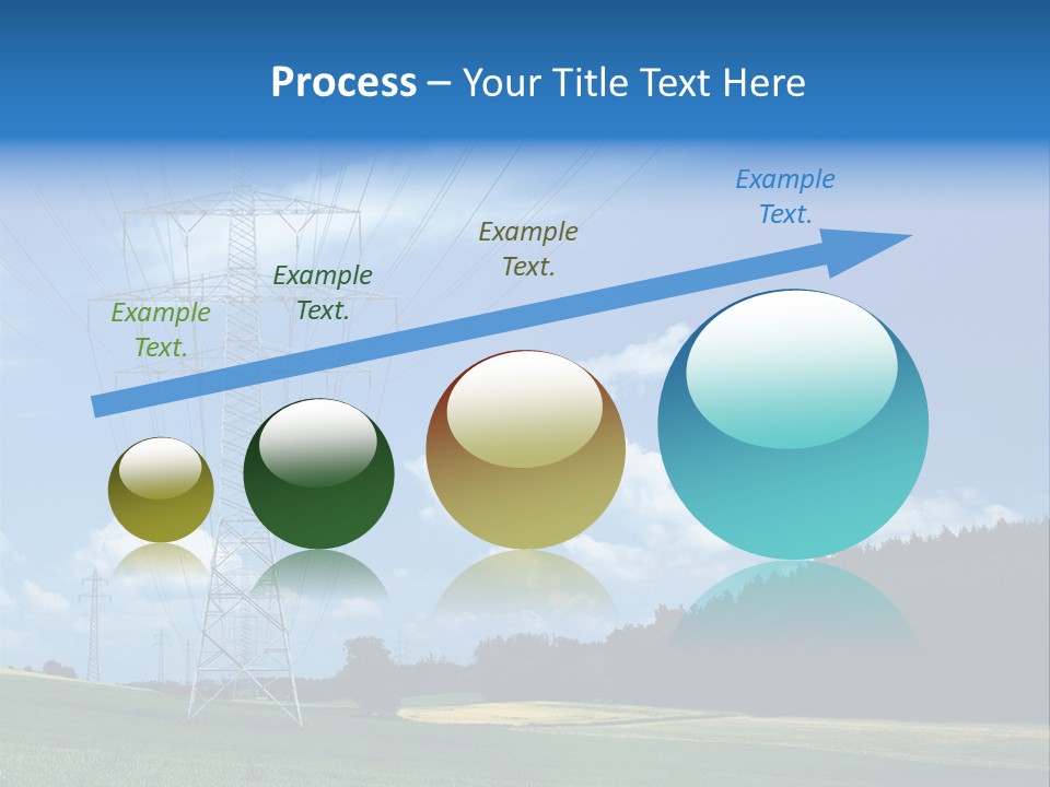 Steel Blue Network PowerPoint Template