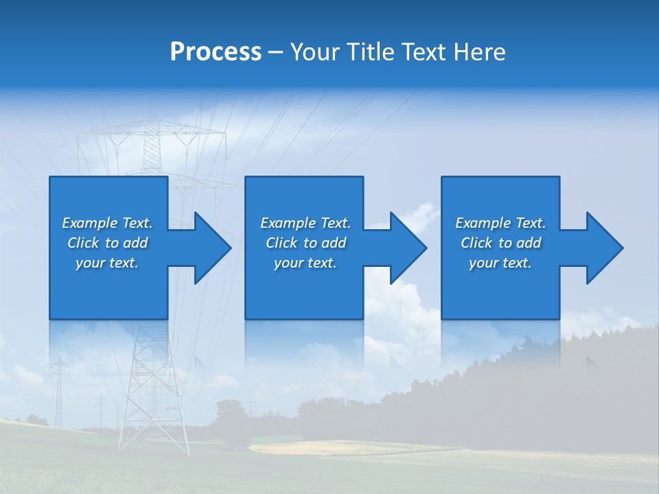 Steel Blue Network PowerPoint Template