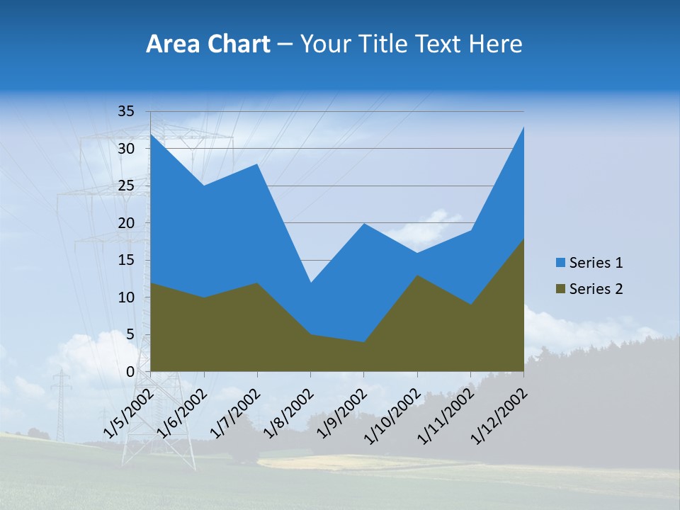 Steel Blue Network PowerPoint Template