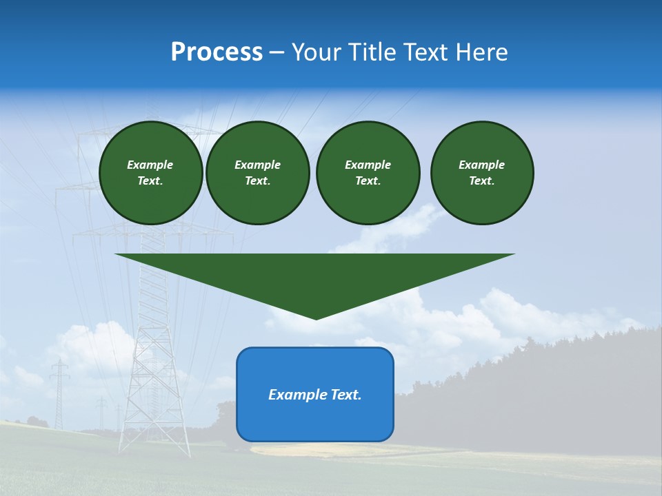 Steel Blue Network PowerPoint Template