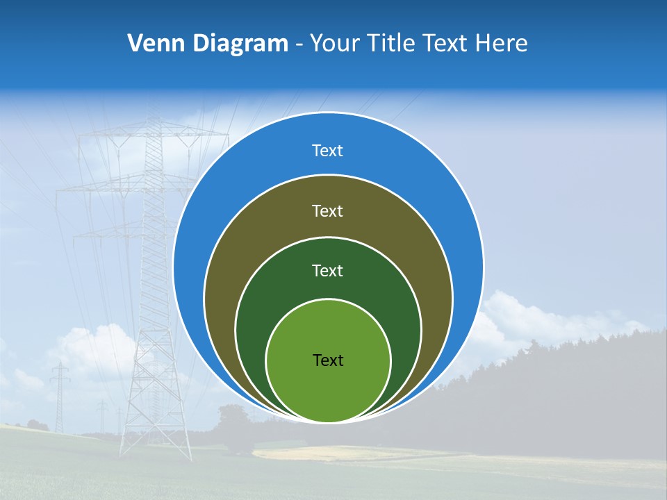 Steel Blue Network PowerPoint Template
