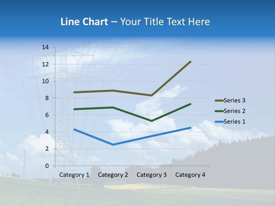 Steel Blue Network PowerPoint Template