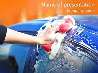 Cleaning Spray Summer PowerPoint Template