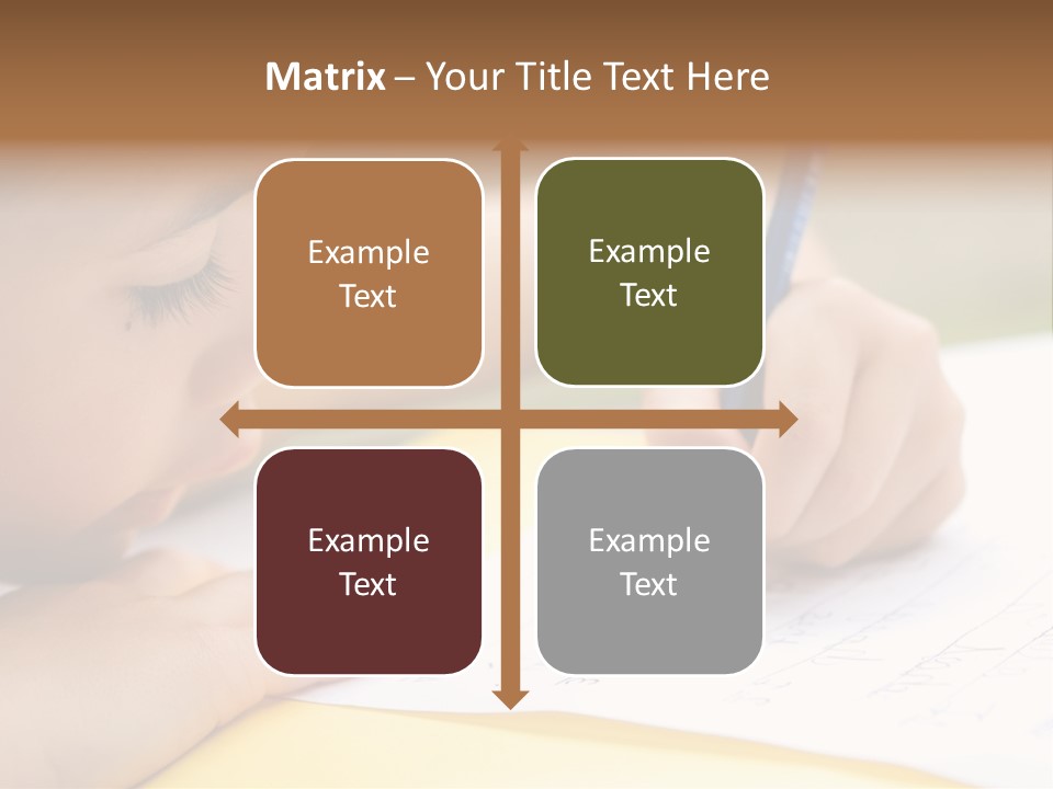 School Concept Letters PowerPoint Template