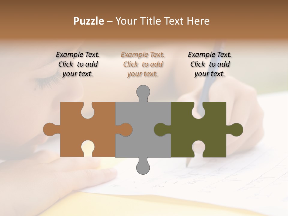 School Concept Letters PowerPoint Template