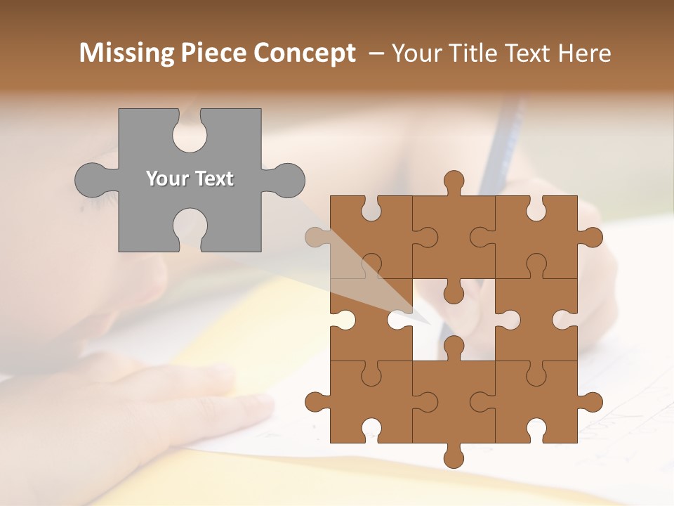 School Concept Letters PowerPoint Template