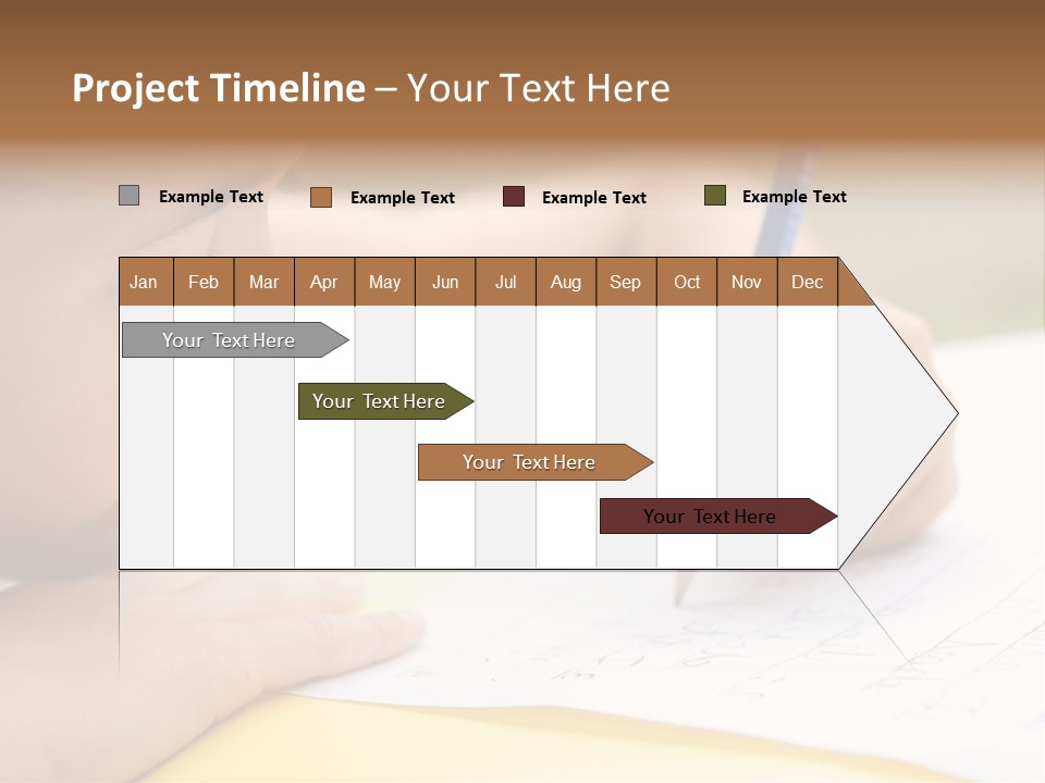 School Concept Letters PowerPoint Template