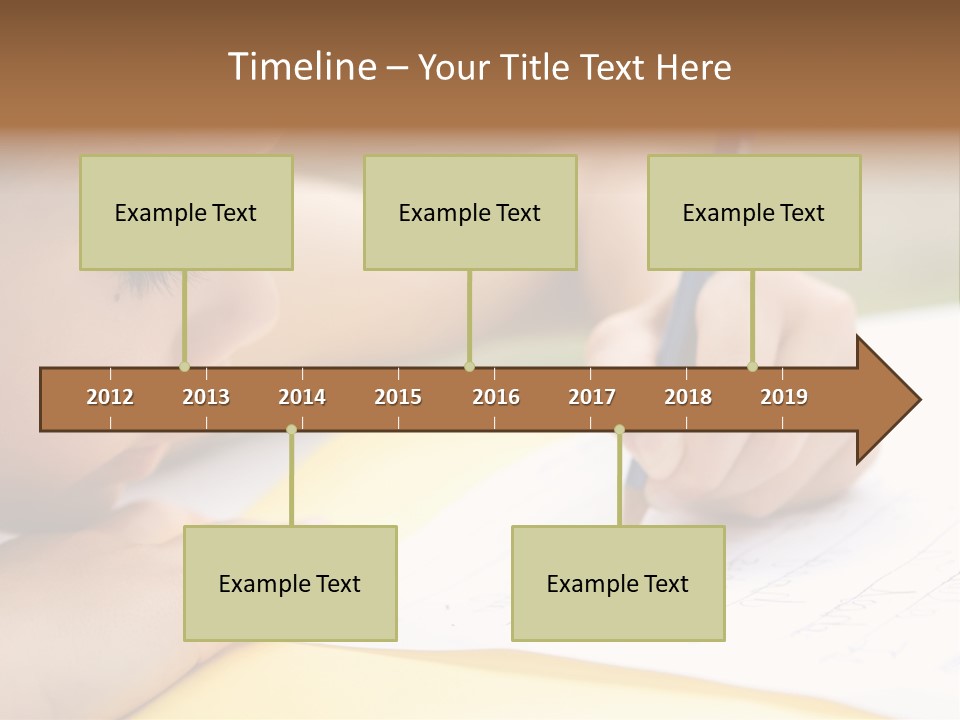 School Concept Letters PowerPoint Template