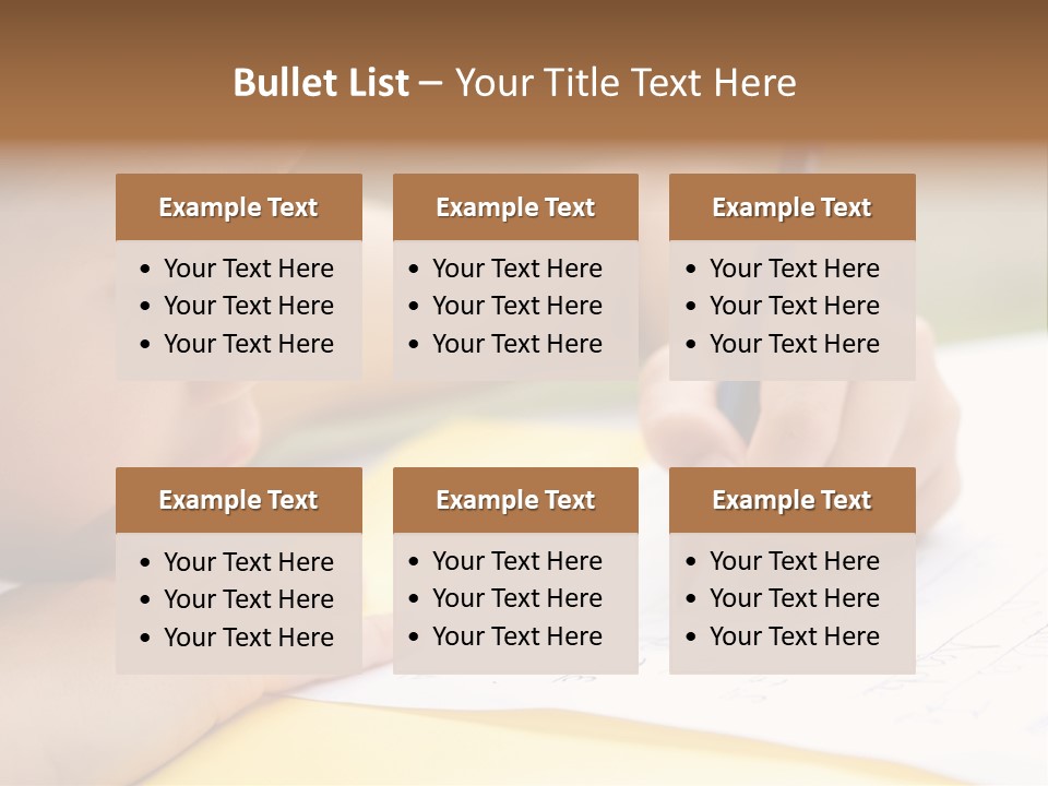 School Concept Letters PowerPoint Template