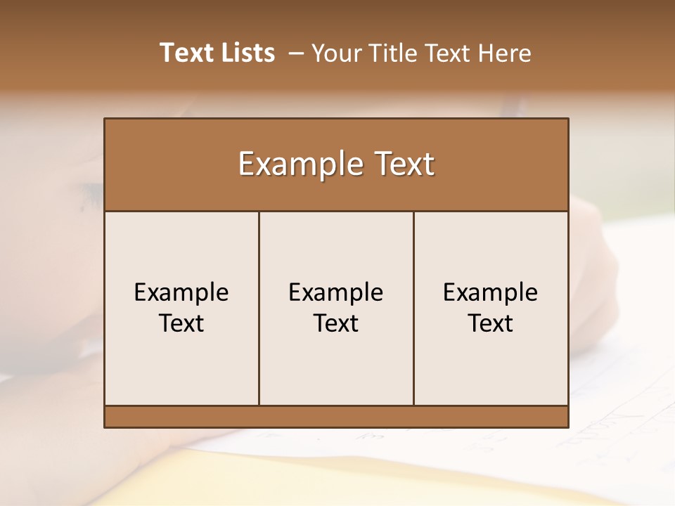 School Concept Letters PowerPoint Template
