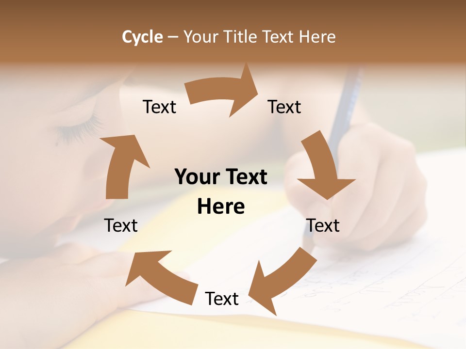 School Concept Letters PowerPoint Template