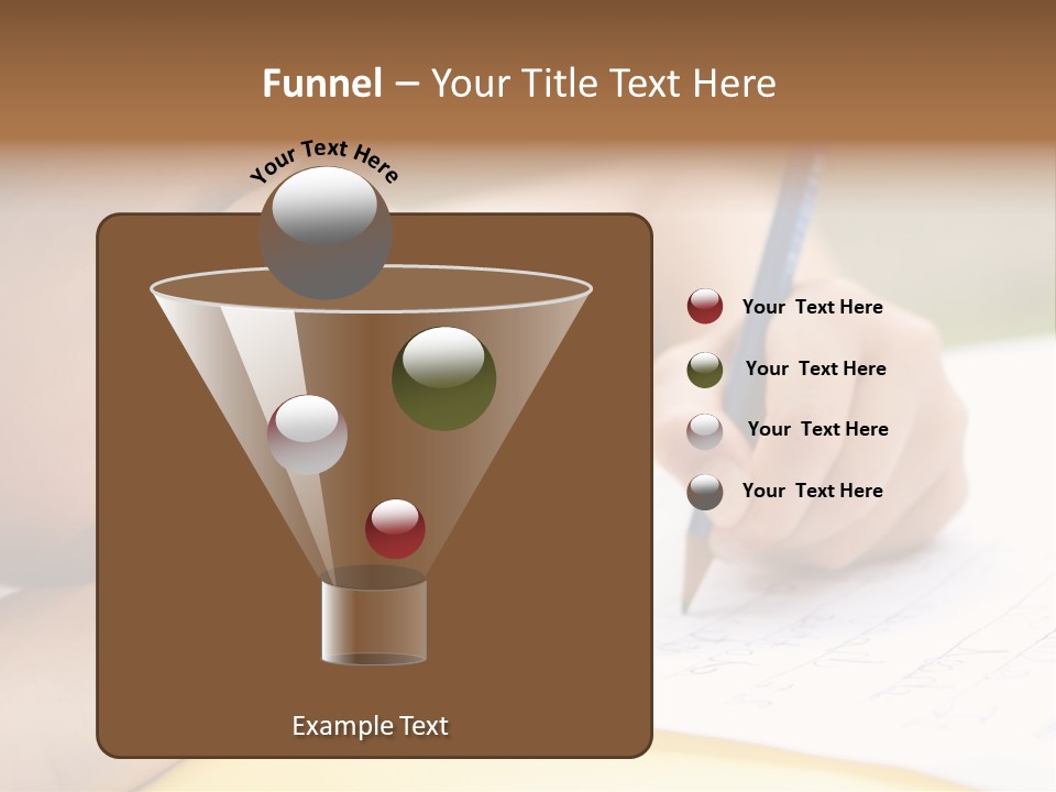 School Concept Letters PowerPoint Template