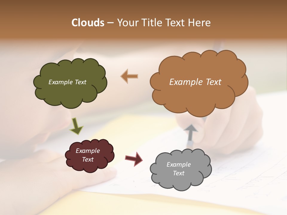 School Concept Letters PowerPoint Template