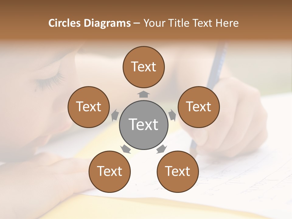 School Concept Letters PowerPoint Template