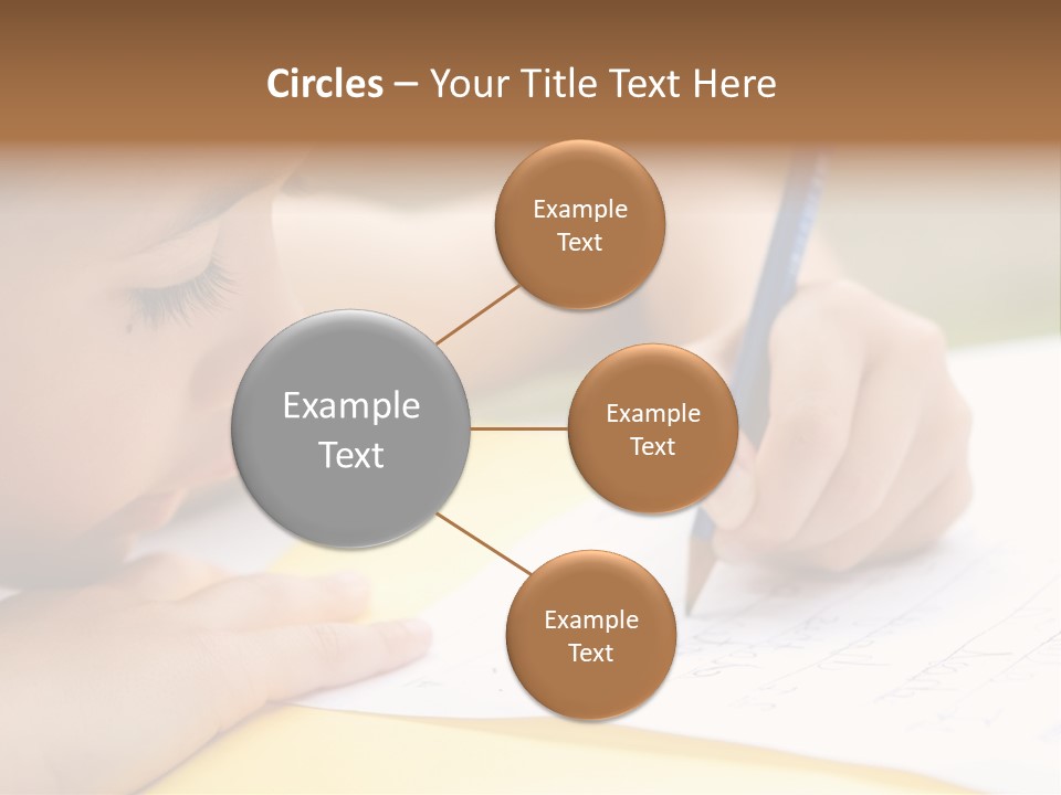 School Concept Letters PowerPoint Template