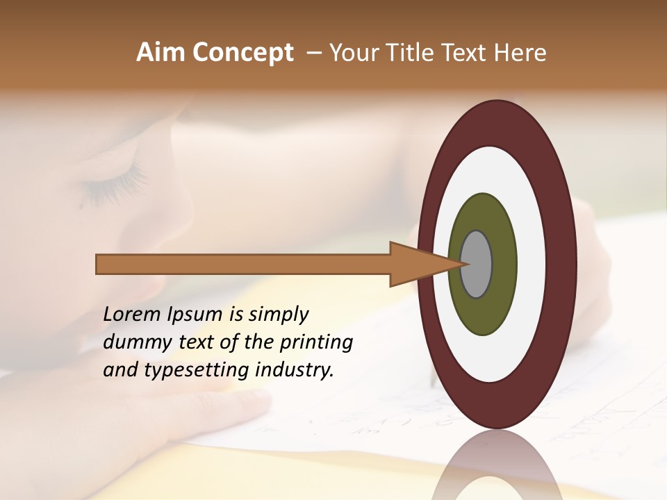 School Concept Letters PowerPoint Template