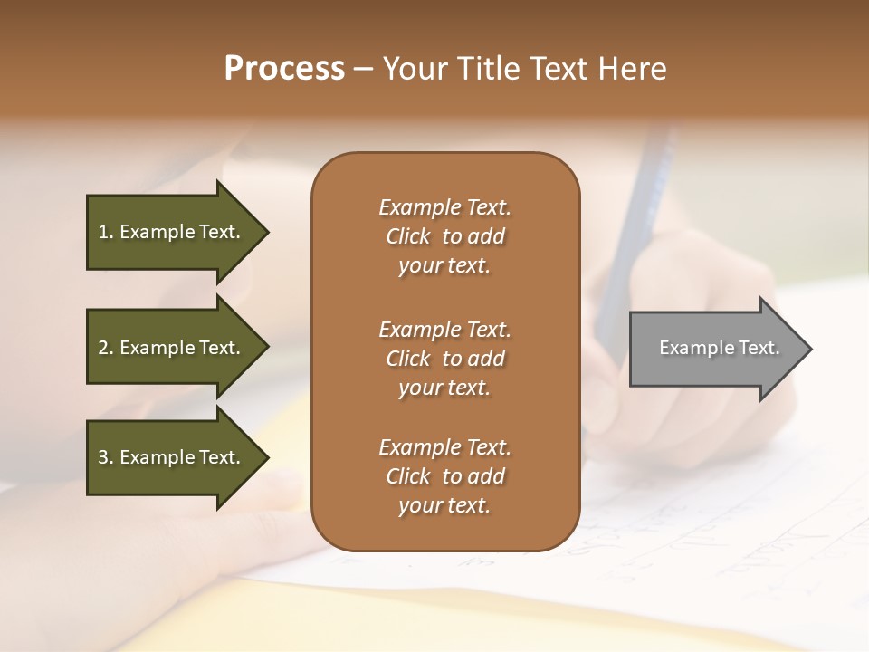 School Concept Letters PowerPoint Template