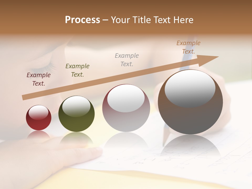 School Concept Letters PowerPoint Template