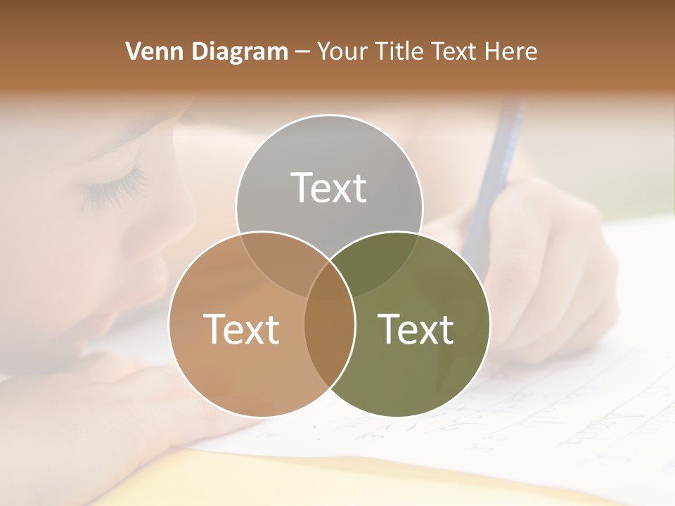 School Concept Letters PowerPoint Template