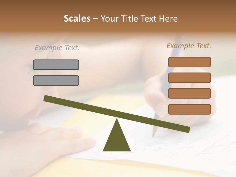 School Concept Letters PowerPoint Template