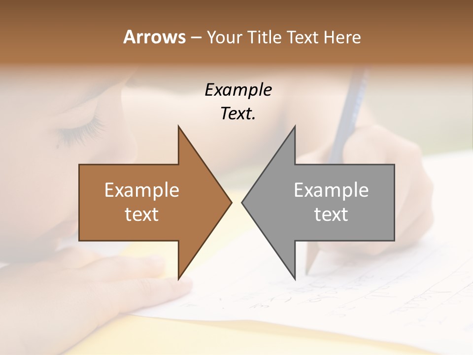 School Concept Letters PowerPoint Template