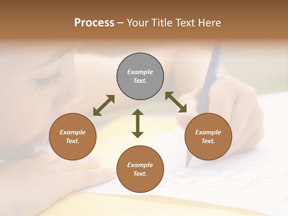 School Concept Letters PowerPoint Template