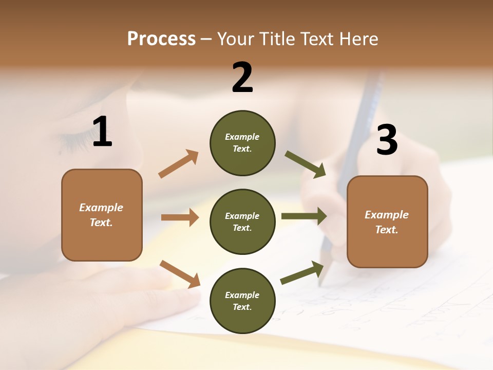 School Concept Letters PowerPoint Template