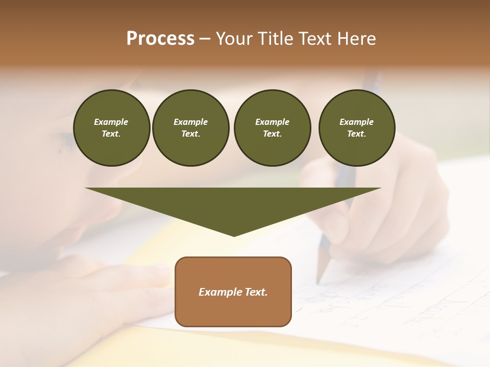 School Concept Letters PowerPoint Template