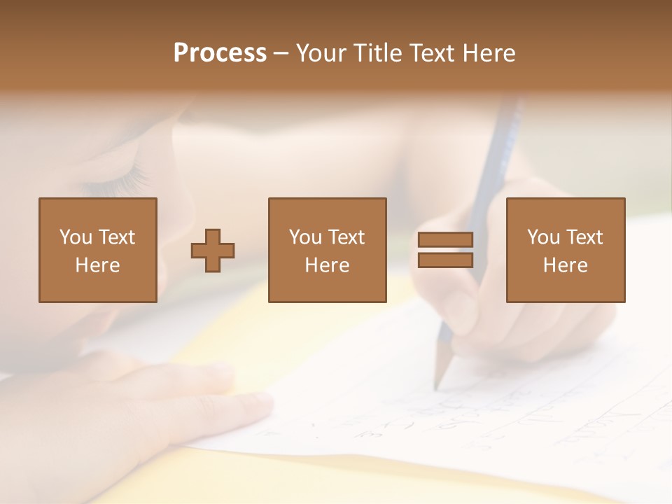School Concept Letters PowerPoint Template
