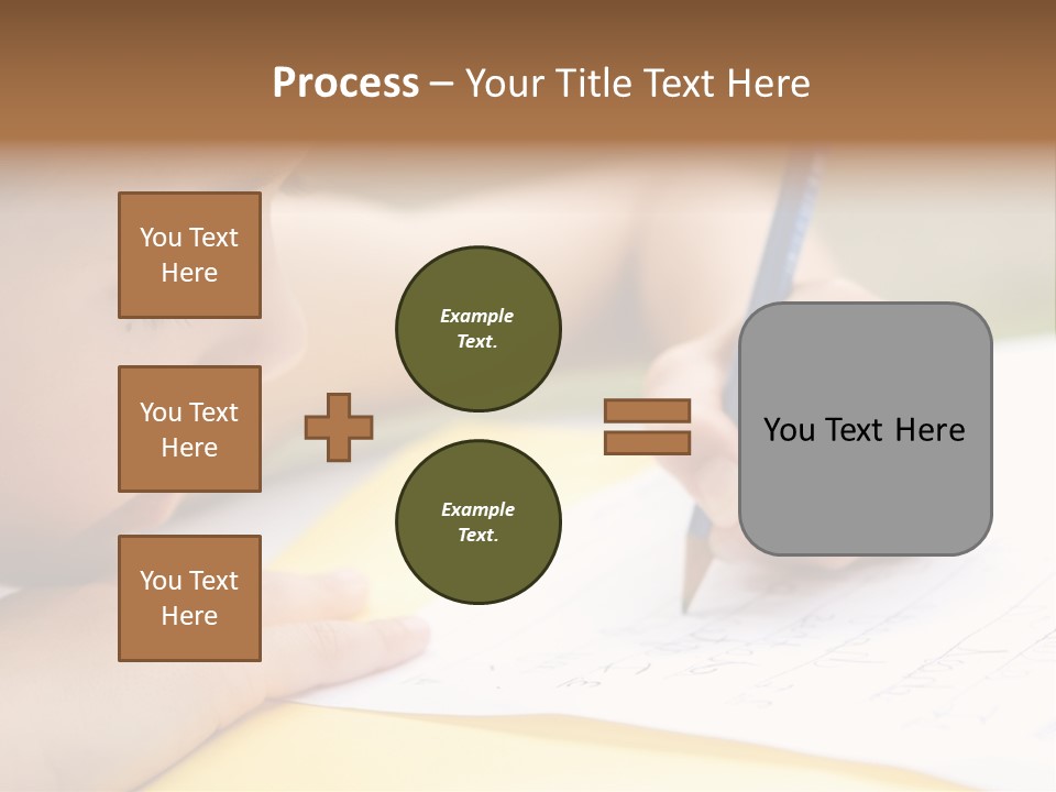School Concept Letters PowerPoint Template