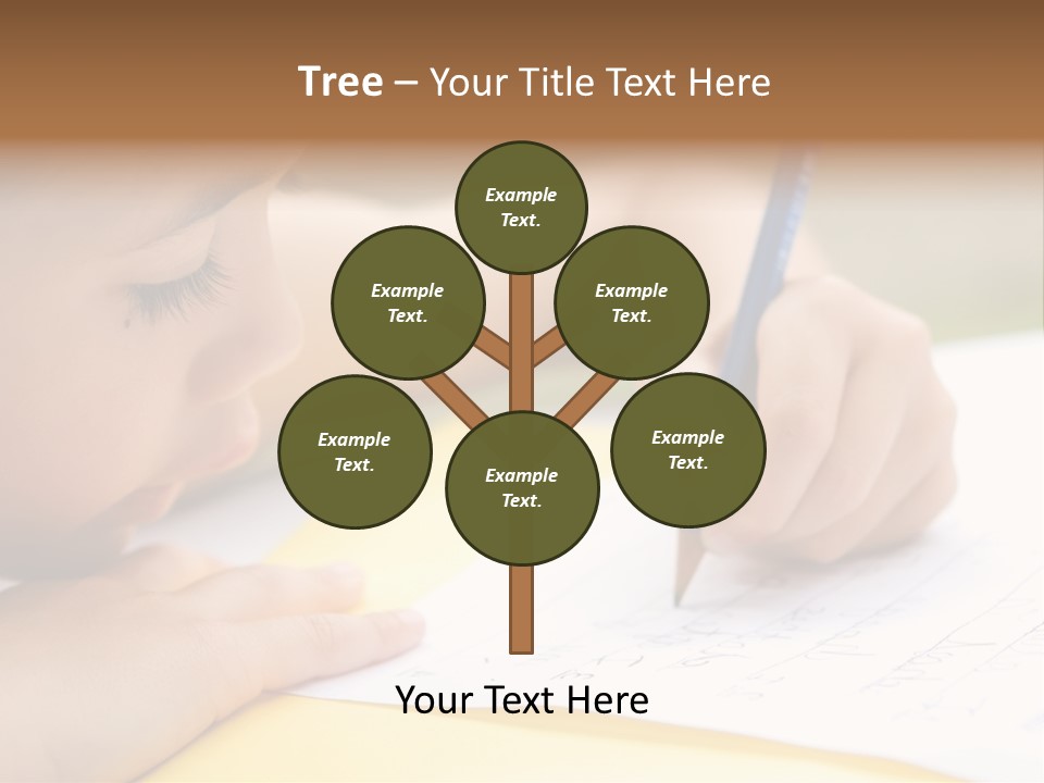 School Concept Letters PowerPoint Template