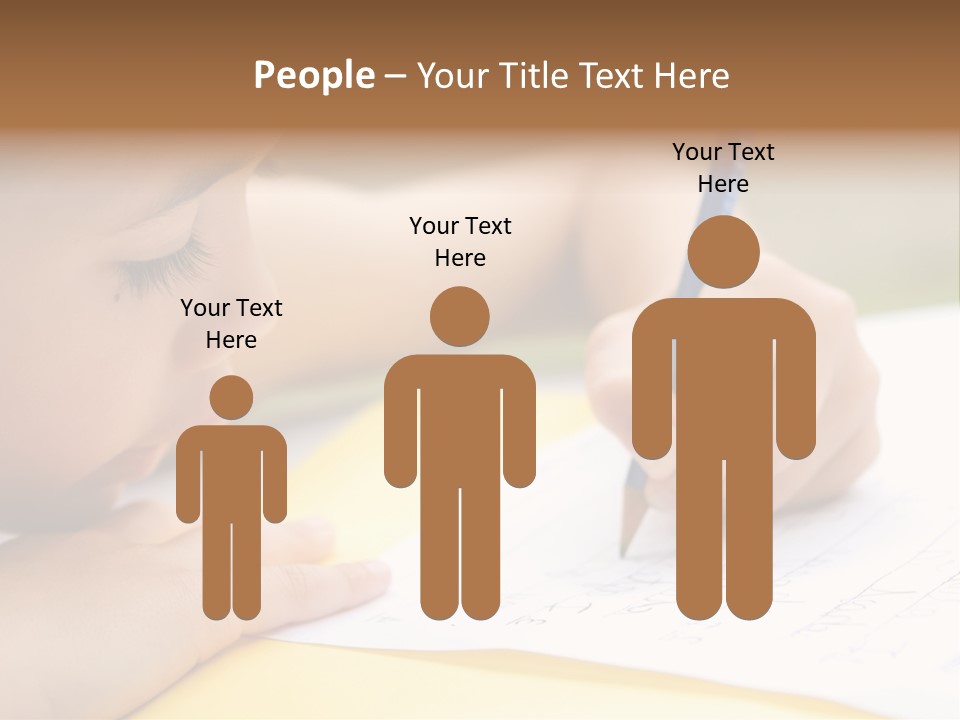 School Concept Letters PowerPoint Template