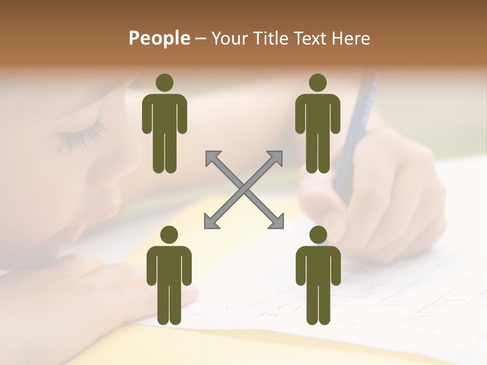 School Concept Letters PowerPoint Template