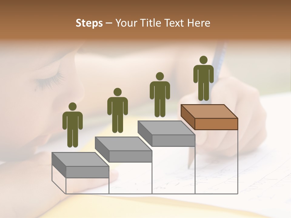 School Concept Letters PowerPoint Template