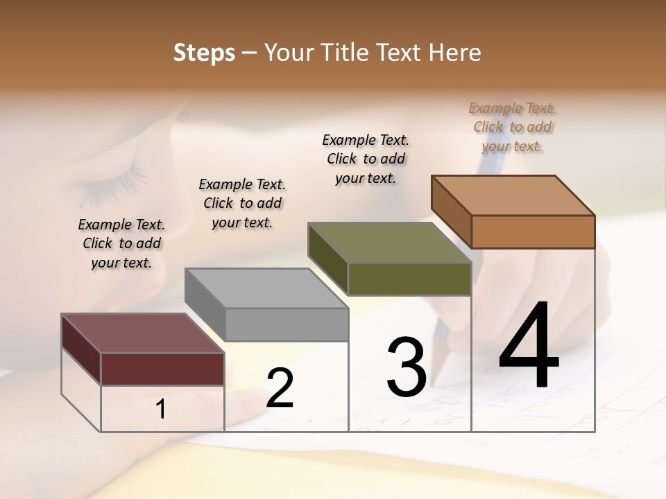 School Concept Letters PowerPoint Template