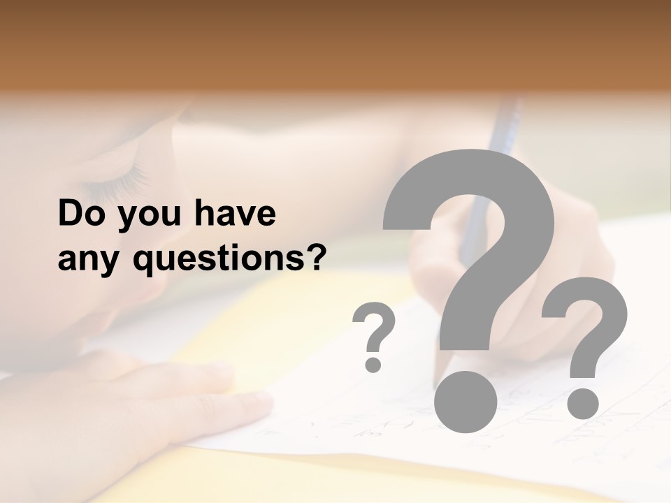 School Concept Letters PowerPoint Template