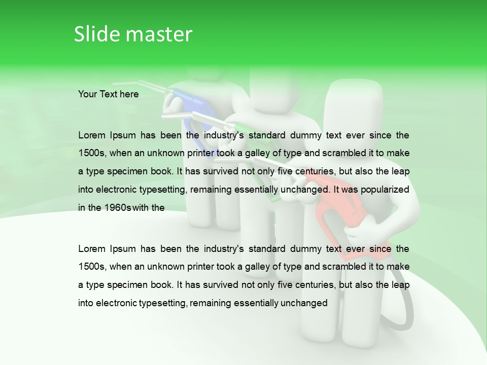 Fill Union Fuel PowerPoint Template