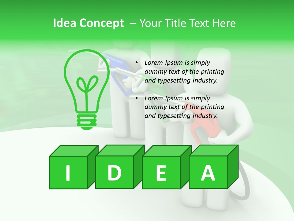 Fill Union Fuel PowerPoint Template