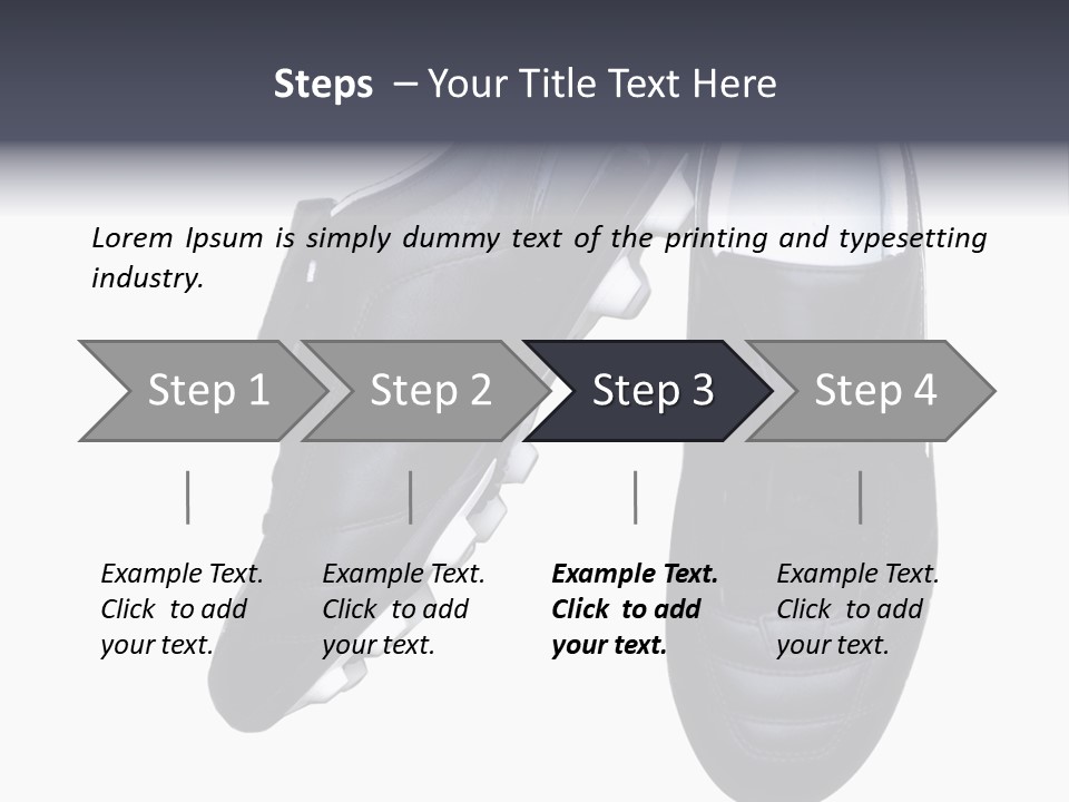 Cleets Shoelace Games PowerPoint Template