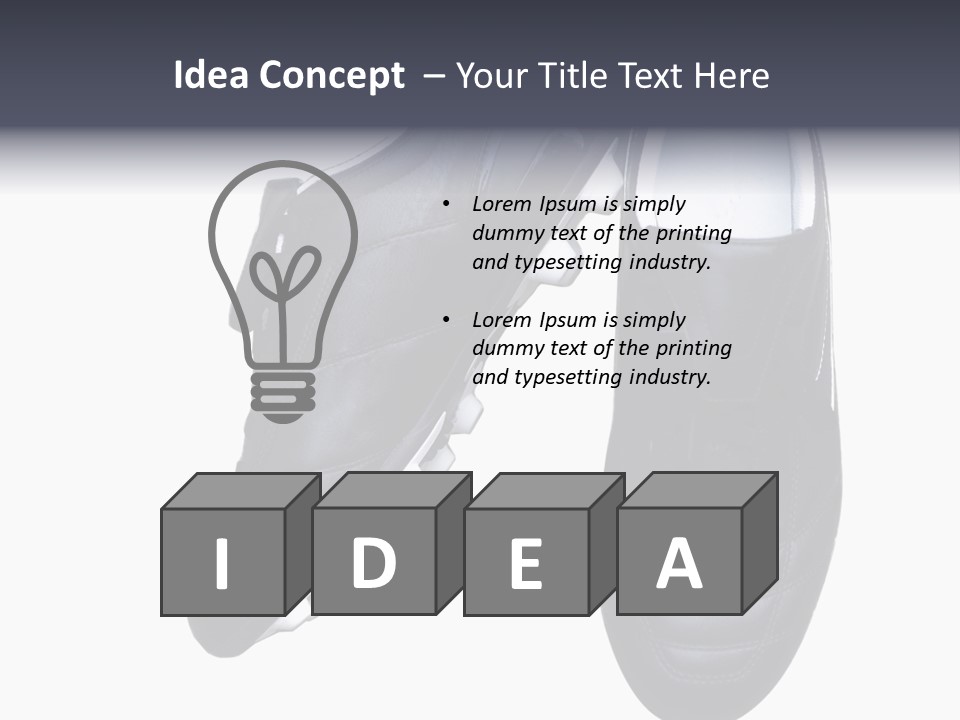 Cleets Shoelace Games PowerPoint Template