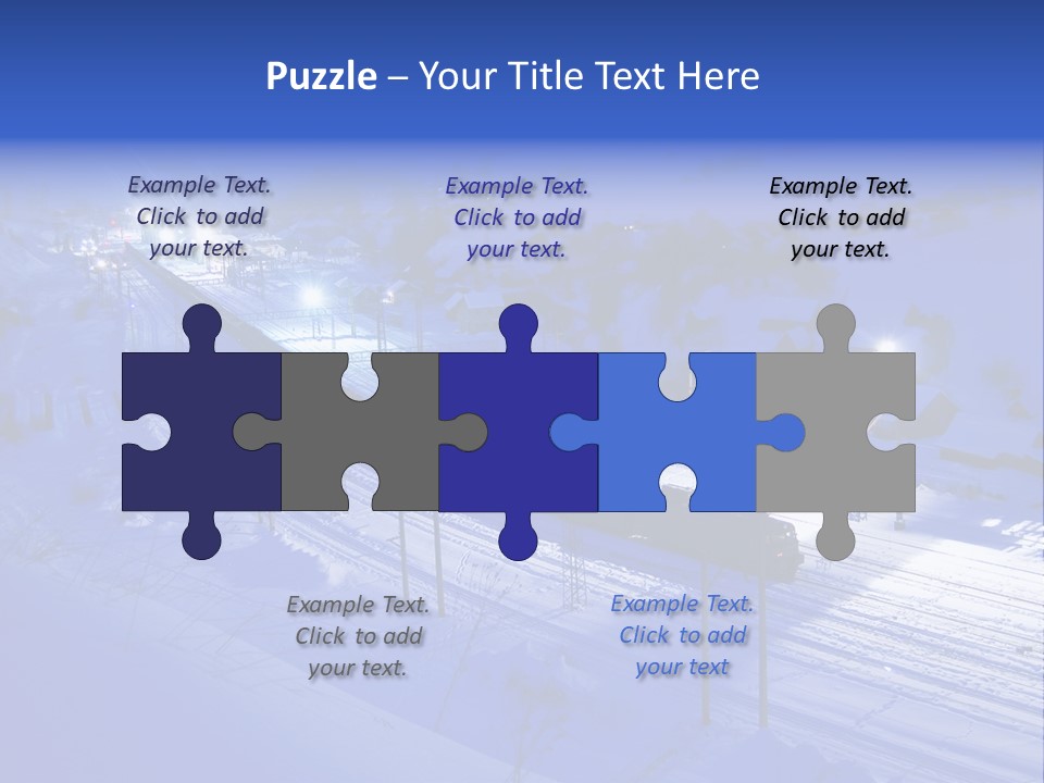 Rail Diesel Cargo PowerPoint Template