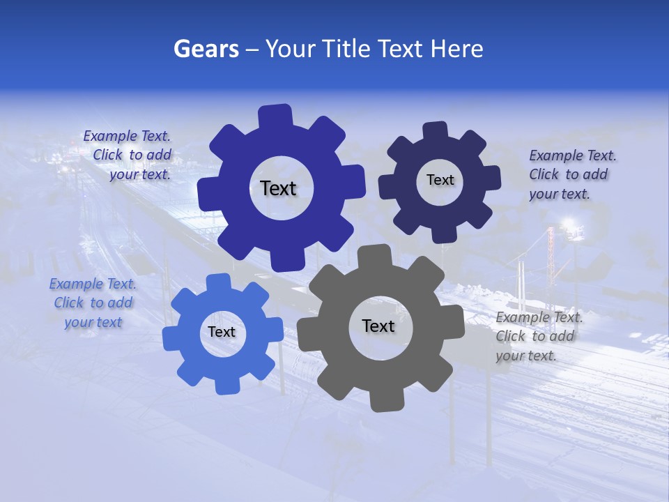 Rail Diesel Cargo PowerPoint Template
